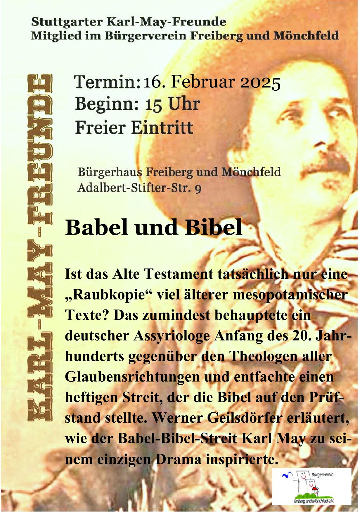 Plakat Babel und Bibel 1